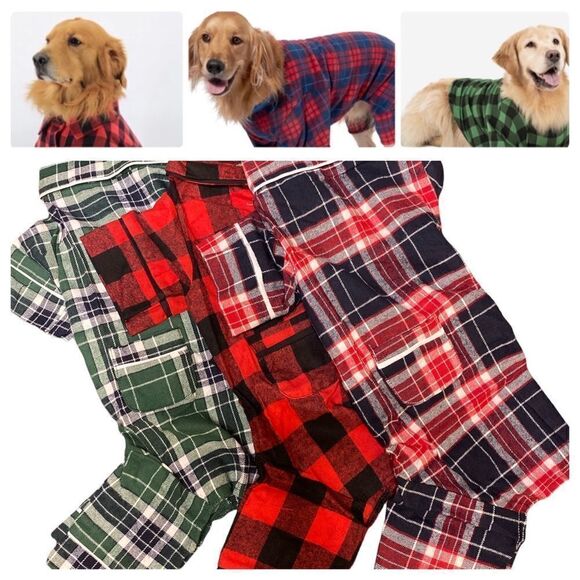 fabdog Other - 🎈LARGE DOG Flannel Pajamas
